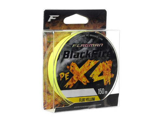 Flagman BlackFire PE X-4 150m Fluoreszierendes Gelb 0,06mm