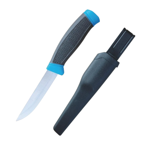 Fischmesser mit Köcher und Clip