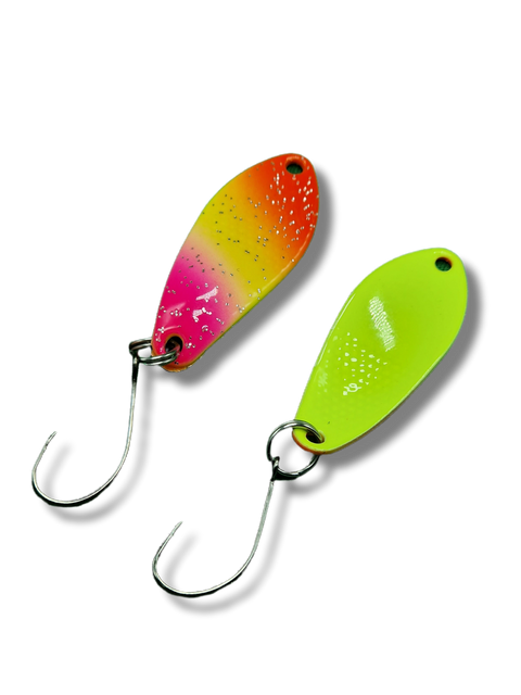 Flipo 2,5 gramm Pink,Gelb,Orange Glitzer/Gelb UV