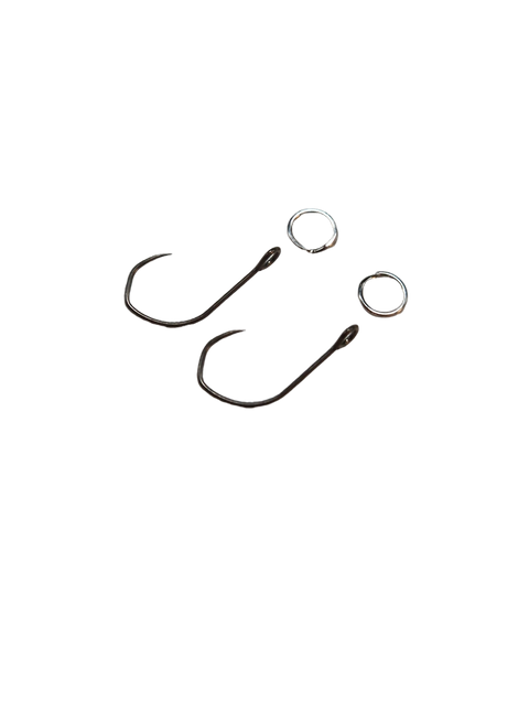 VMC Micro Spoon haken und Sprengring Set