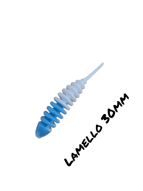 Trout Rocker Lamello 30mm Babyblau/Weiß