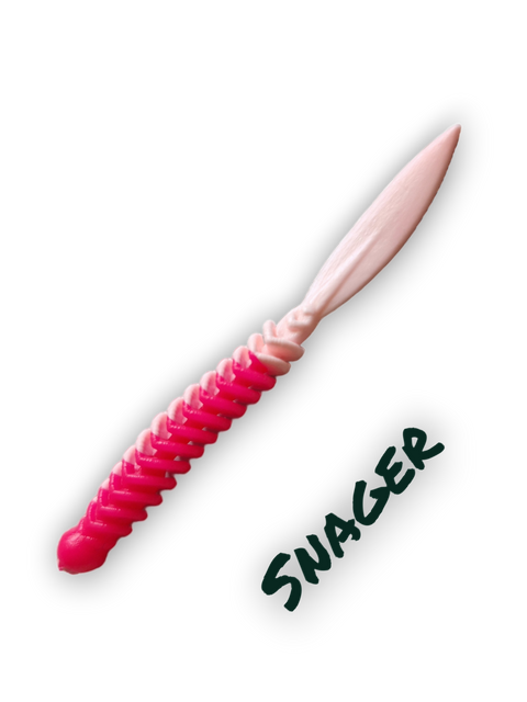 Trout Rocker Snager 65mm Pink/Weiß