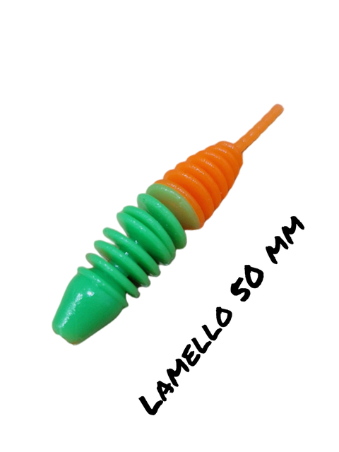 Trout Rocker Lamello 50mm Grün/Orange Fishingman Dennis Edition