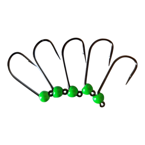 4ér Haken mit Widerhaken Tungstenperle 4mm Hends Hooks