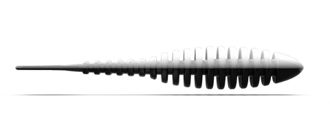 Troutbite Lucky Leech 55mm Schwarz/Weiß
