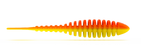 Troutbite Lucky Leech 55mm Gelb/Orange