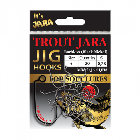 Trout Jara Jig Hooks JA-01JHS #6