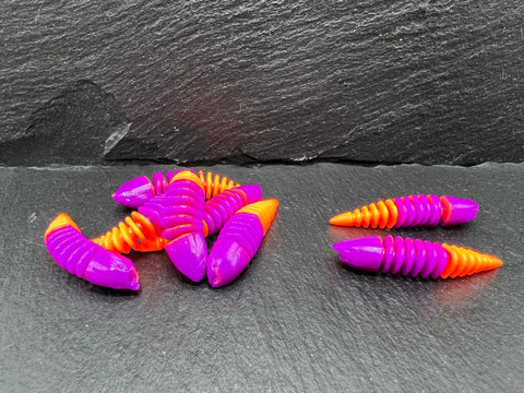 Fishingman Dennis Barraco Lila Orange