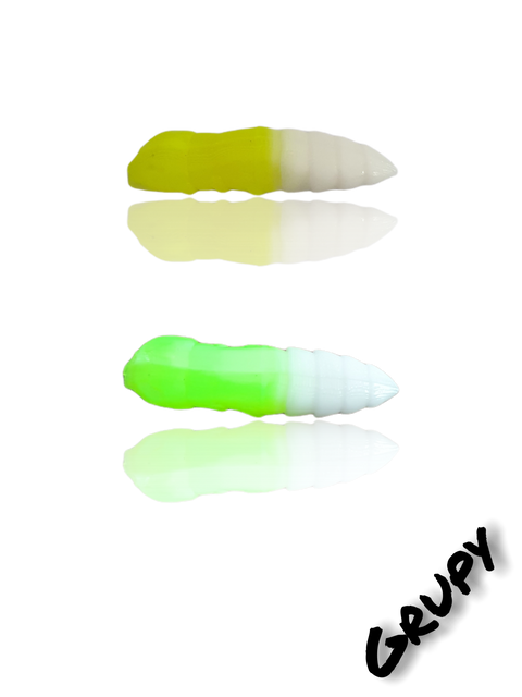 Trout Rocker Grupy 30mm Fluo Gelb/Weiß