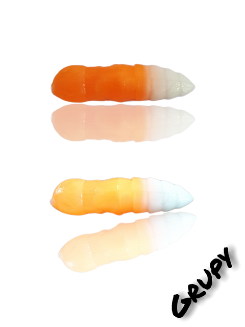 Trout Rocker Grupy 30mm Fluo Orange/Weiß