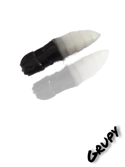 Trout Rocker Grupy 30mm Schwarz/Weiß