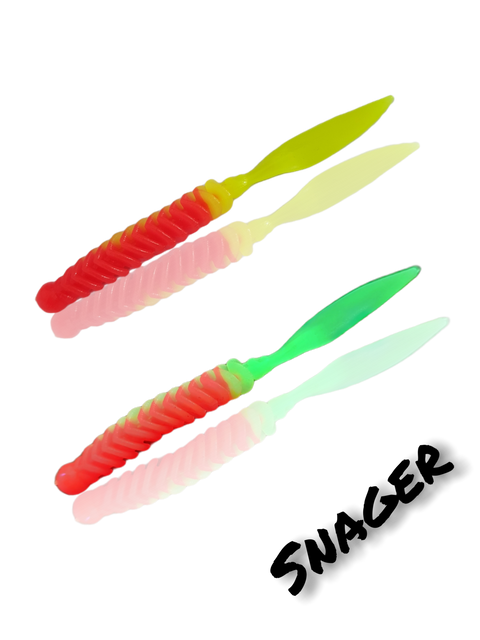 Trout Rocker Snager 65mm Rot Fluo/ Gelb Fluo