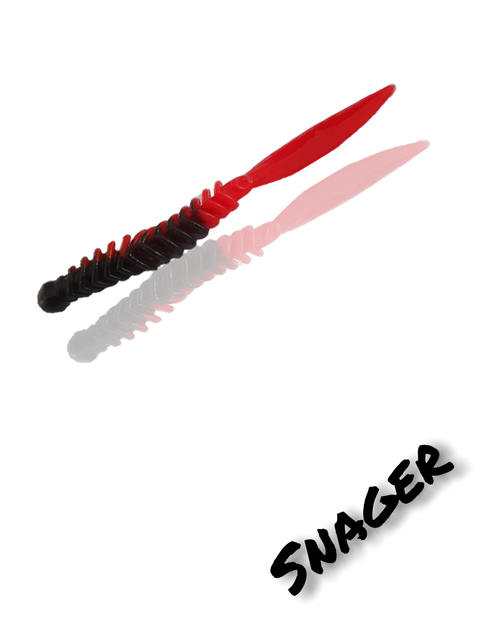 Trout Rocker Snager 65mm Schwarz/  Rot Standard