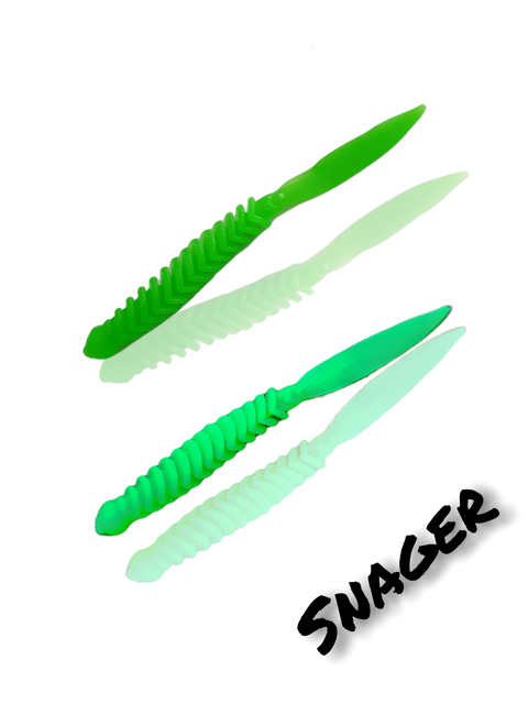 Trout Rocker Snager 65mm Grün Fluo