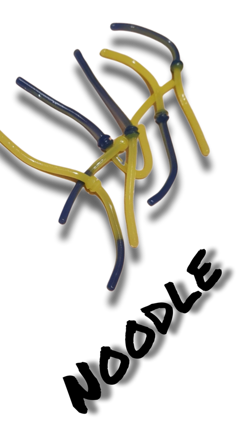 Trout Rocker Noodle 90mm Blau/Gelb Fluo