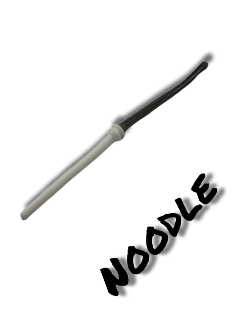 Trout Rocker Noodle 90mm Schwarz/Weiß