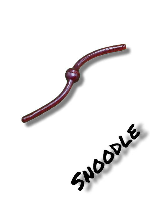 Snoodle 50mm transparent Rot