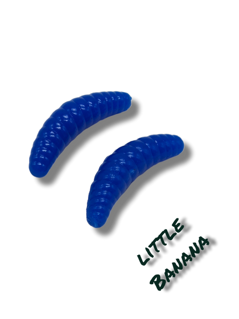 little Banana 25mm Blau Fluo