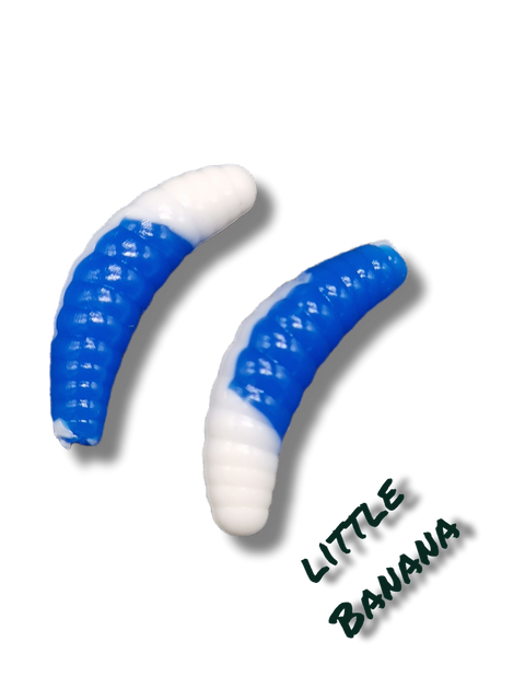 little Banana 25mm Blau/Weiß Fluo