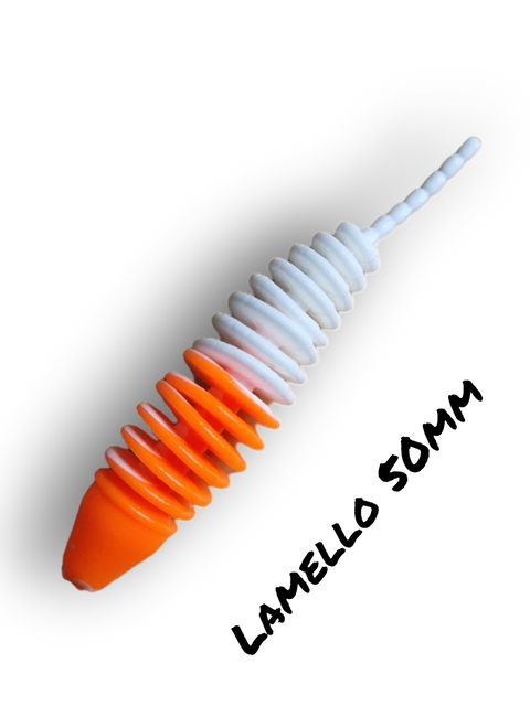 Trout Rocker Lamello 50mm Mix Orange/Weiß