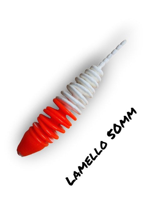 Trout Rocker Lamello 50mm Mix Rot/Weiß