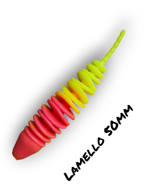 Trout Rocker Lamello 50mm Mix BubbleGum/Gelb