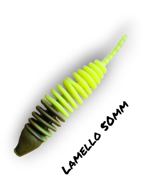 Trout Rocker Lamello 50mm Mix Motoroil/Gelb