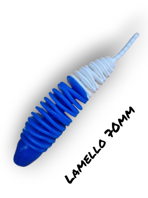 Trout Rocker Lamello 70mm Mix Blau/Weiß