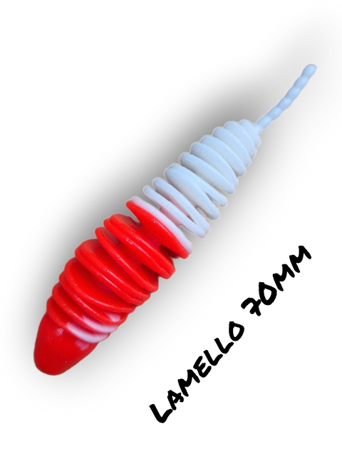 Trout Rocker Lamello 70mm Mix Rot/Weiß